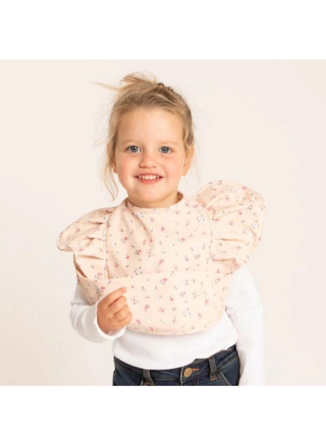 All4Ella Recycled Frills Bib - Daisy - Image 3